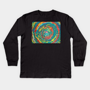 Colorful Rings Kids Long Sleeve T-Shirt